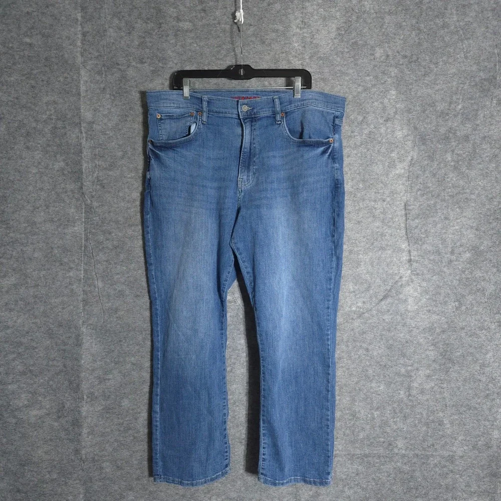 Lucky Brand Bootcut Jeans Mens 38x29 Blue Wash Stretch Denim Casual Wear Western